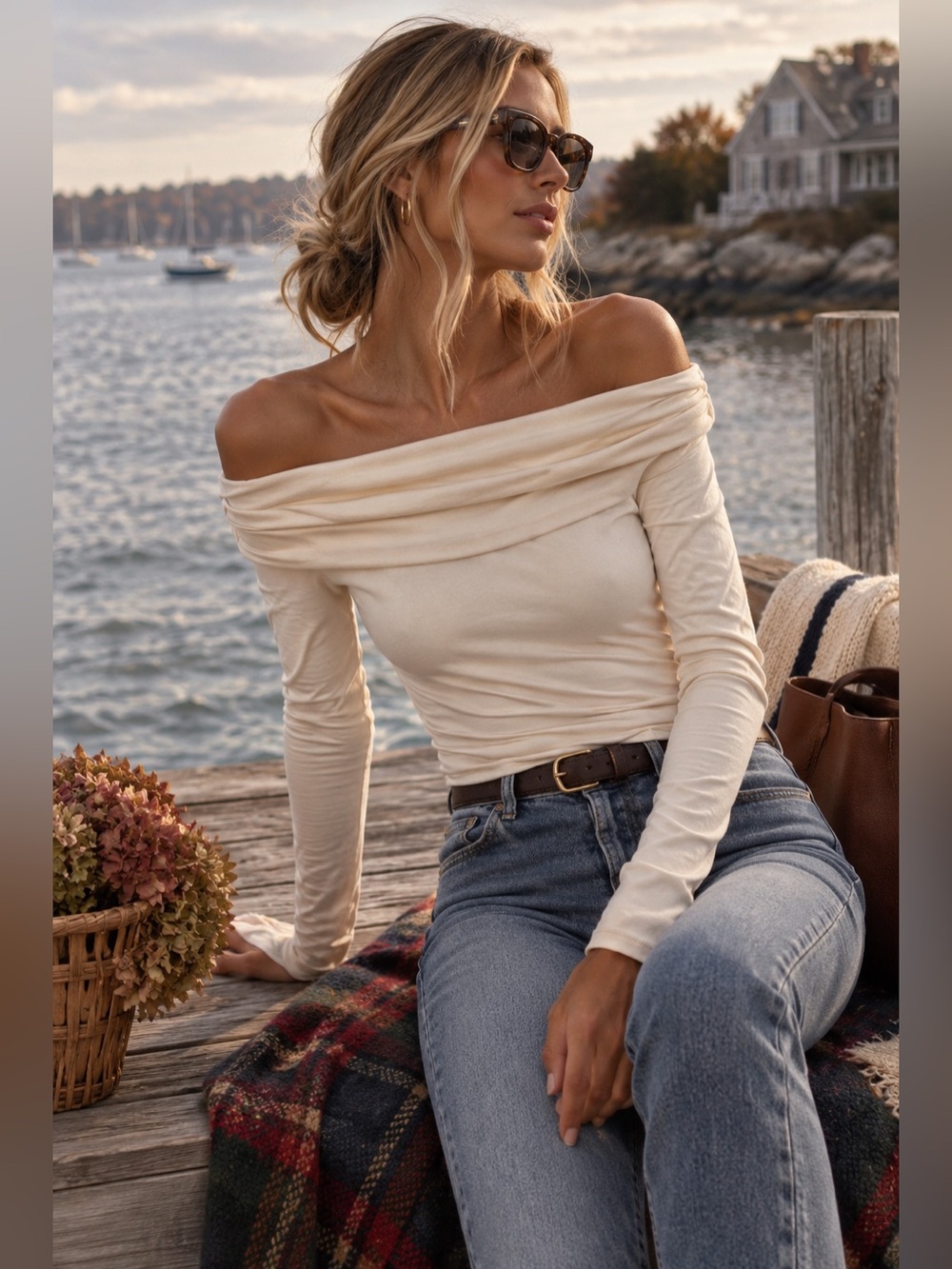 Reformation Baby Pink Cream Cowl Neck Long Sleeve Cutout Top Size S